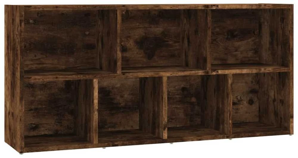 Spintelė knygoms, dūminio ąžuolo spalvos, 50x25x106cm