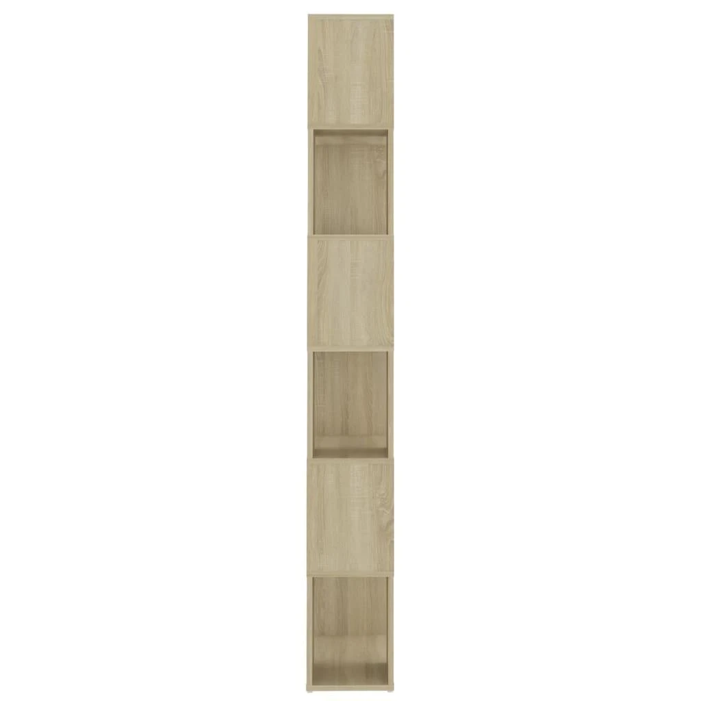Spintelė knygoms/kambario pertvara, ąžuolo, 60x24x186cm, MDP