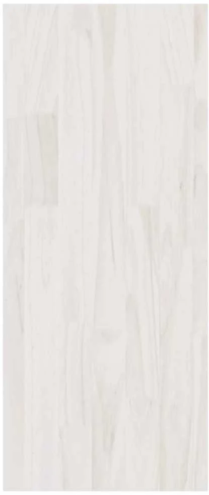Spintelė knygoms/kambario pertvara, balta, 100x30x71,5cm, pušis