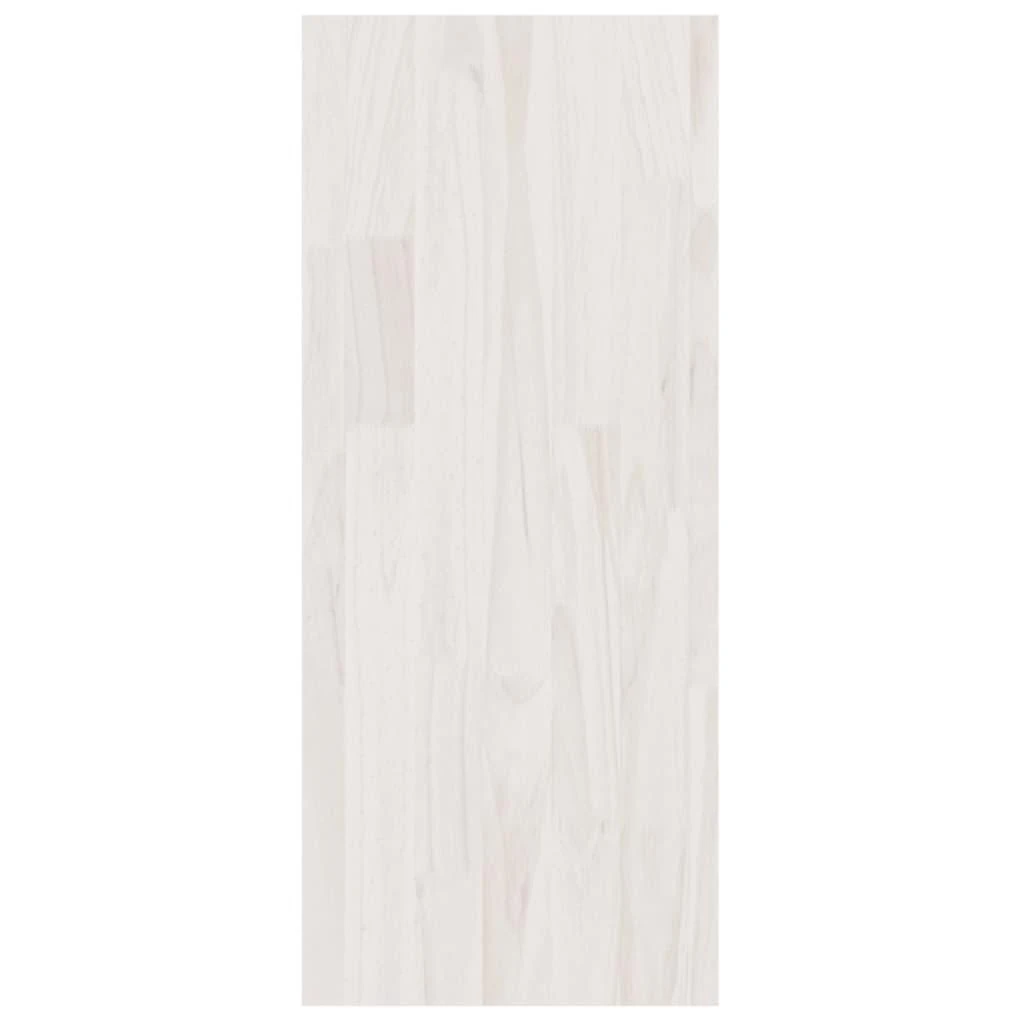 Spintelė knygoms/kambario pertvara, balta, 100x30x71,5cm, pušis