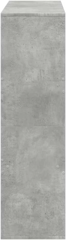 Spintelė knygoms/kambario pertvara, betono pilka, 100x33x115cm