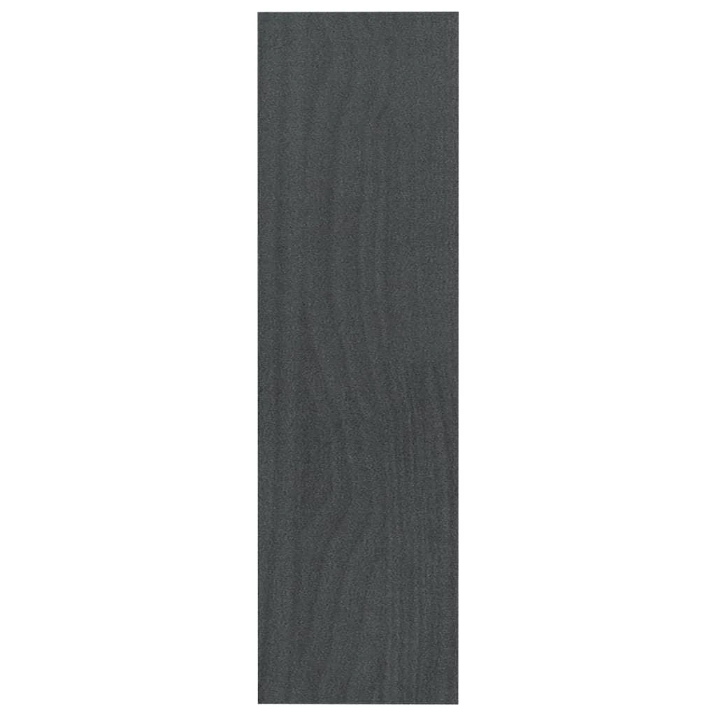 Spintelė knygoms/kambario pertvara, pilka, 100x30x103cm, pušis