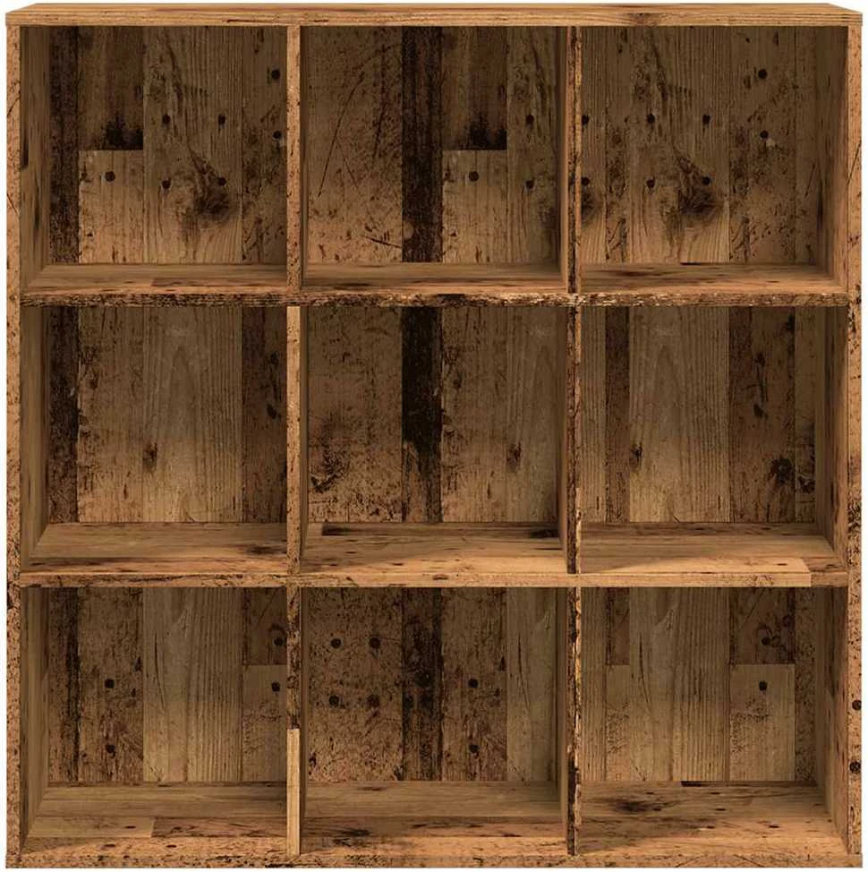 Spintelė knygoms, sendintos medienos, 98x29x97,5cm