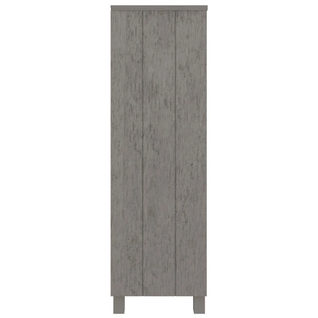 Knygų spintelė HAMAR, šviesiai pilka, 85x35x112cm, pušis