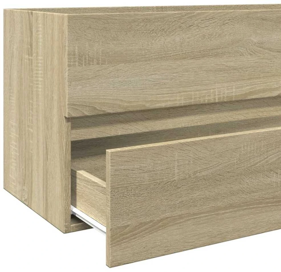 Spintelė praustuvui, ąžuolo, 100x38,5x45cm, apdirbta mediena