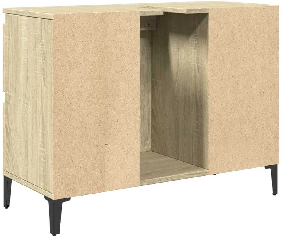 Spintelė praustuvui, ąžuolo, 80x33x60cm, apdirbta mediena