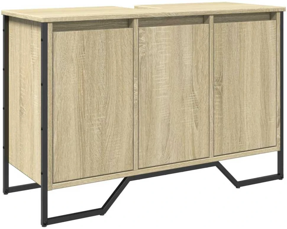 Spintelė praustuvui, ąžuolo, 91x35x60cm, apdirbta mediena