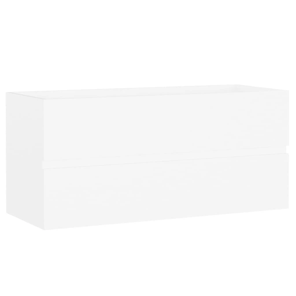 Spintelė praustuvui, baltos spalvos, 100x38,5x45cm, MDP
