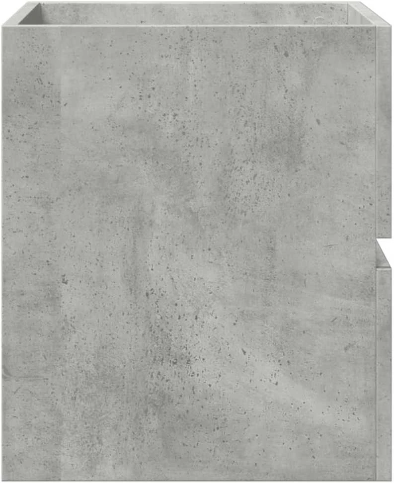 Spintelė praustuvui, betono, 41x38,5x45cm, apdirbta mediena