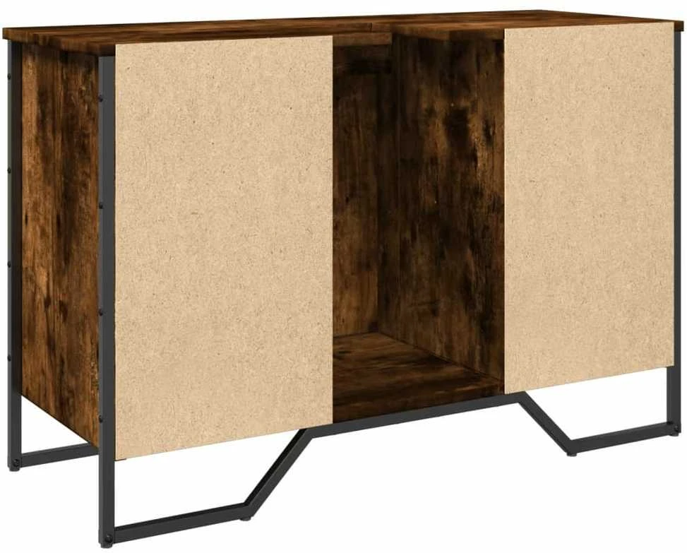 Spintelė praustuvui, dūminė, 91x35x60cm, apdirbta mediena