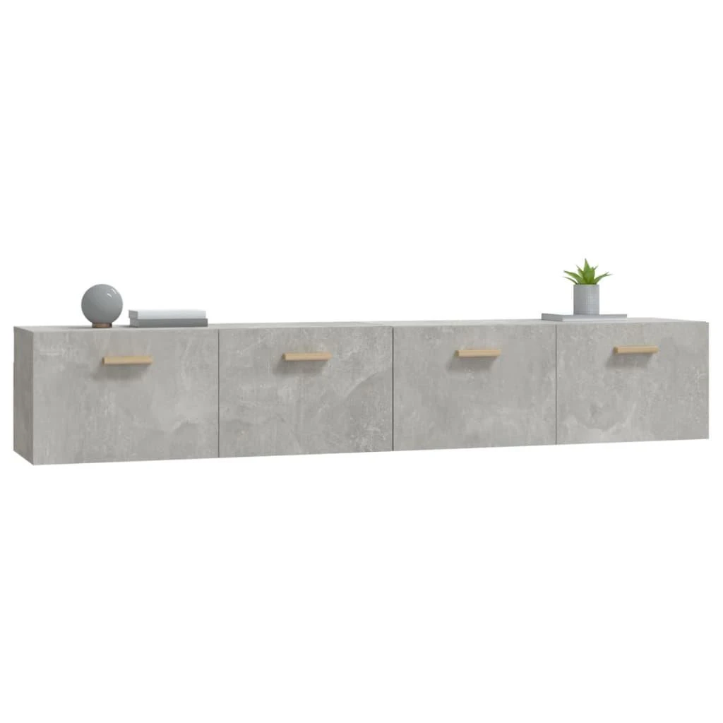 Spintelės, 2vnt., betono pilkos, 100x36,5x35cm, mediena
