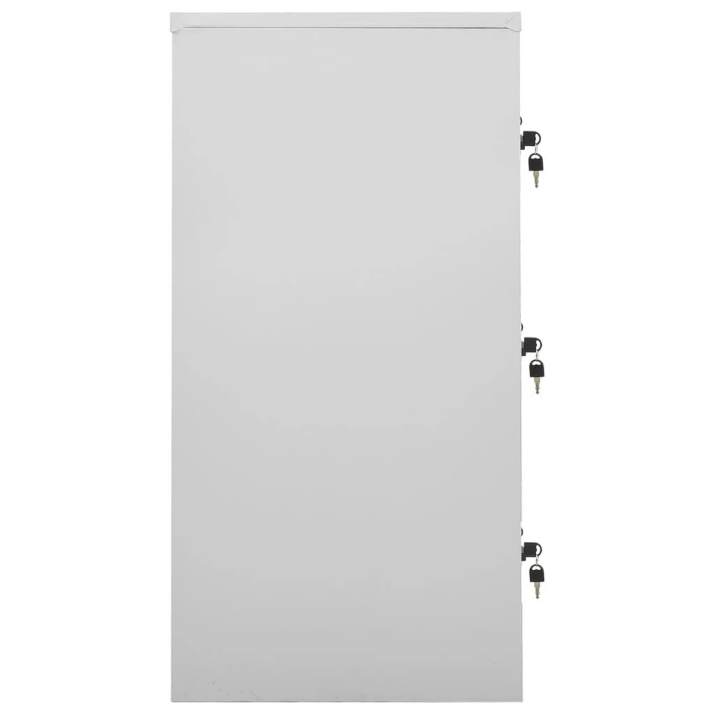 Spintelės, 5vnt., pilkos/žalios, 90x45x92,5cm, plienas