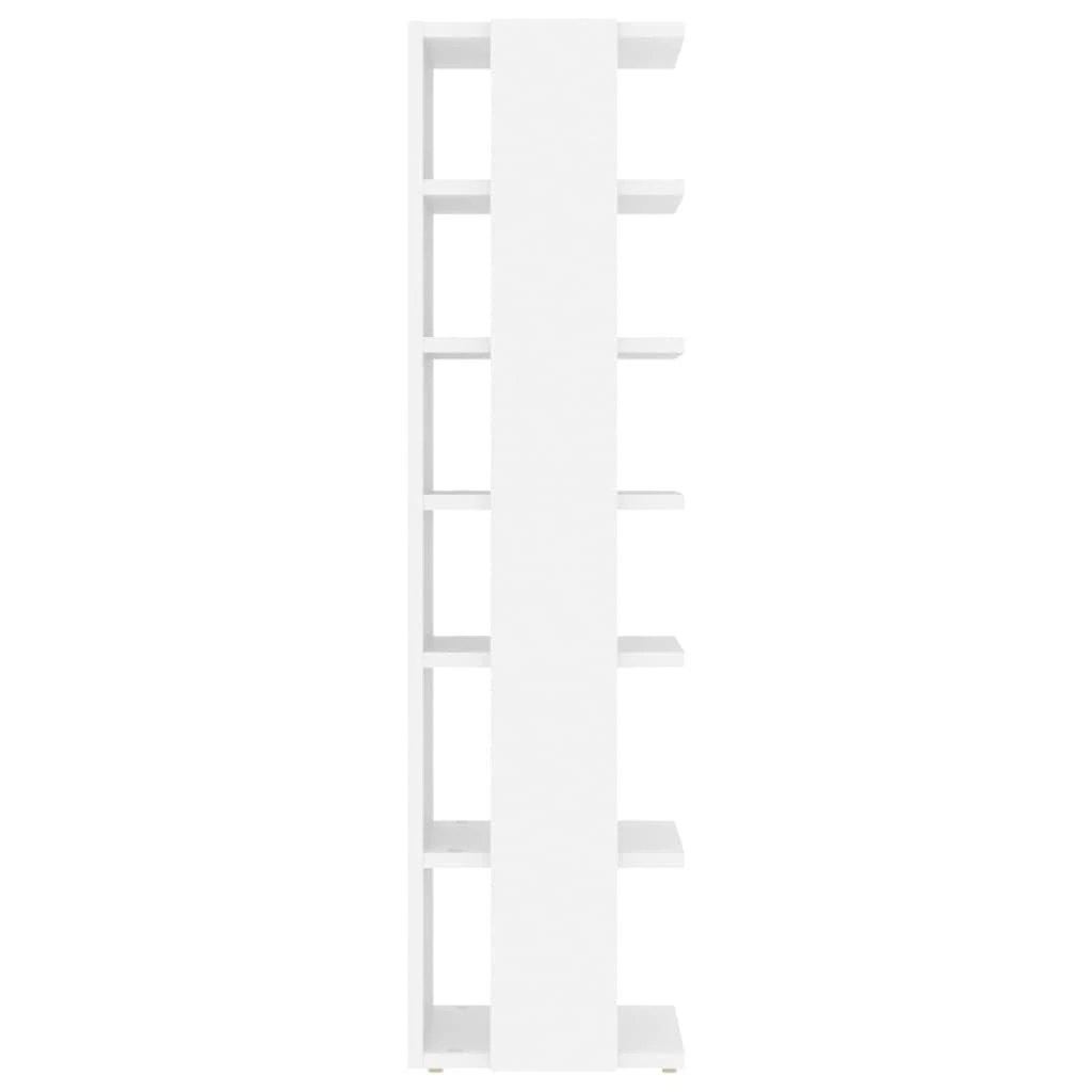 Spintelės batams, 2vnt., baltos, 27,5x27x102cm apdirbta mediena