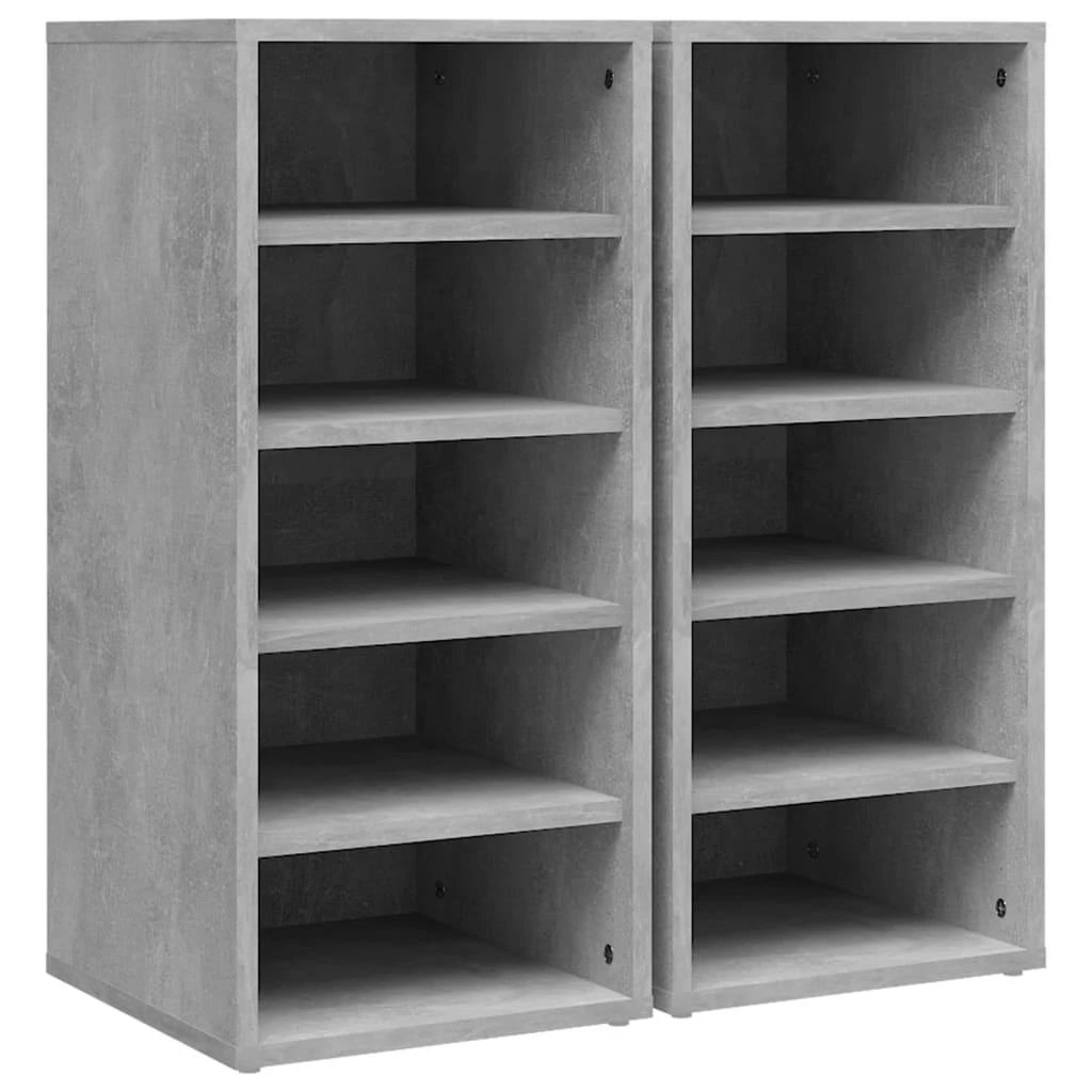 Spintelės batams, 2vnt., betono, 31,5x35x70cm, apdirbta mediena