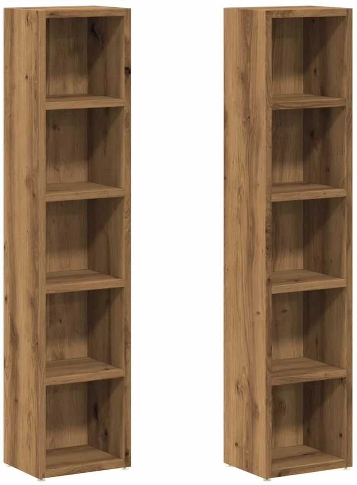 Spintelės diskams, 2vnt., artisano, 21x16x93,5cm, mediena
