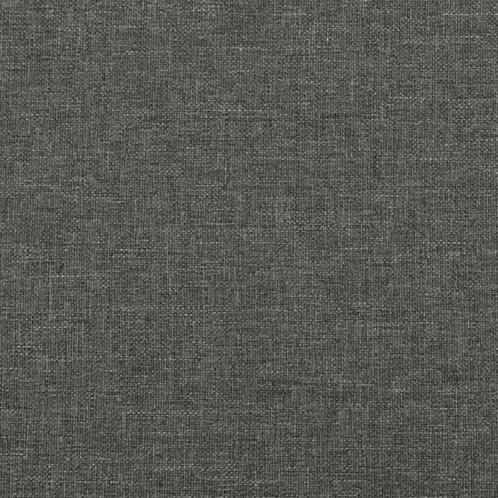 Spyruoklinis čiužinys, tamsiai pilkas, 120x190x20cm, audinys