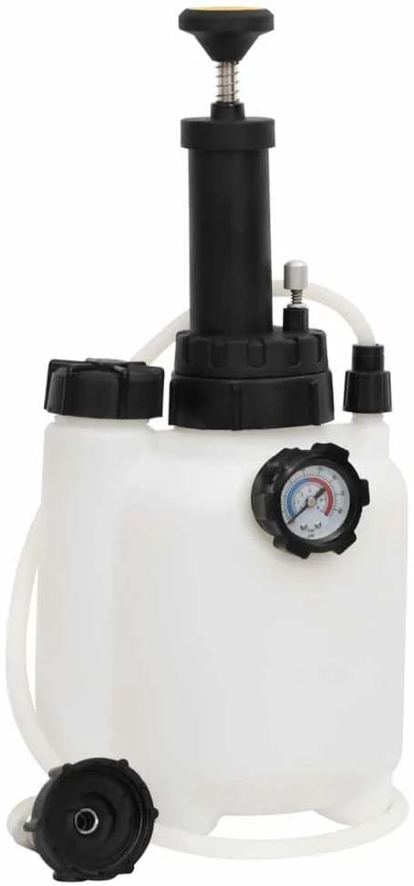 Stabdžių sistemos nuorinimo įrankis, baltas ir juodas, 3l