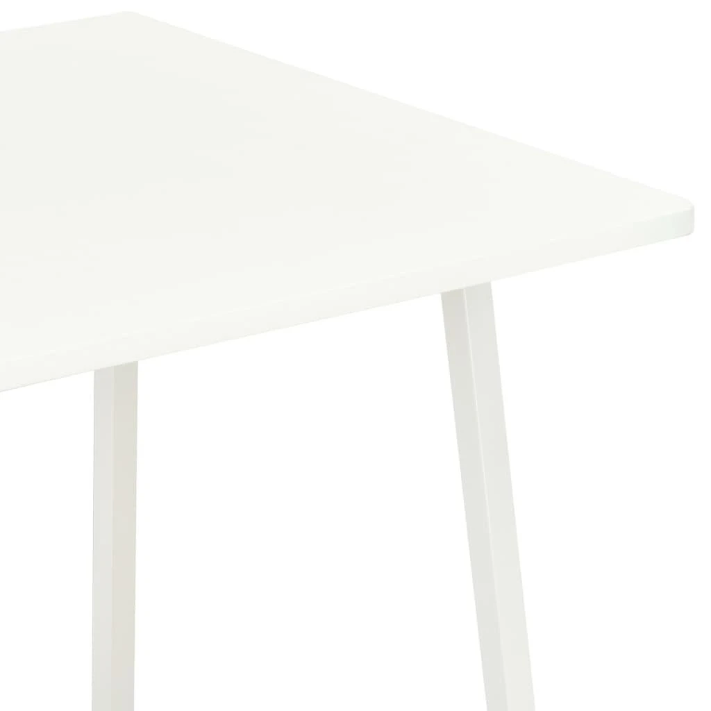 Stalas su lentyna, baltos spalvos, 102x50x117cm
