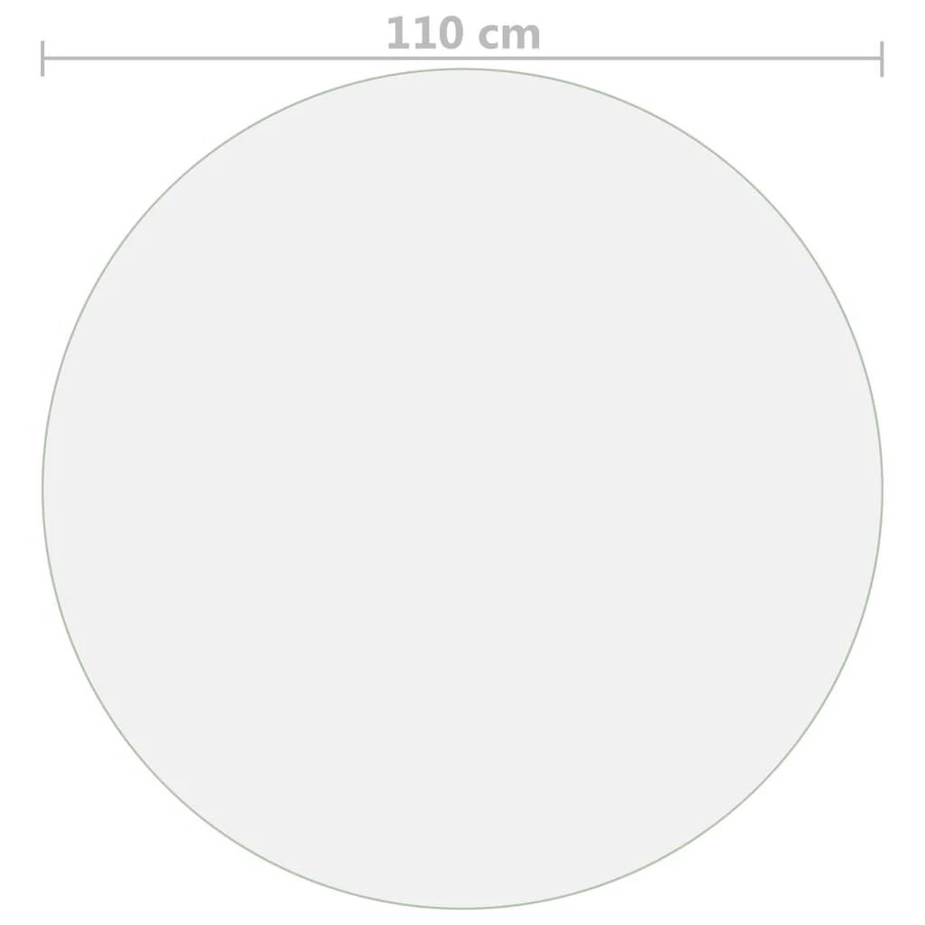Stalo apsauga, matinė, 110cm skersmens, 2mm, PVC