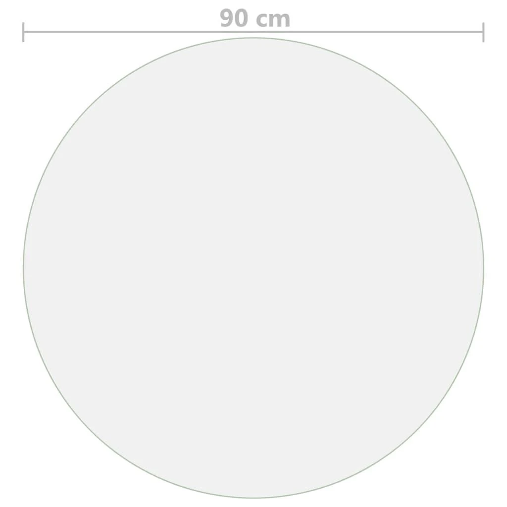Stalo apsauga, matinė, 90cm skersmens, 2mm, PVC