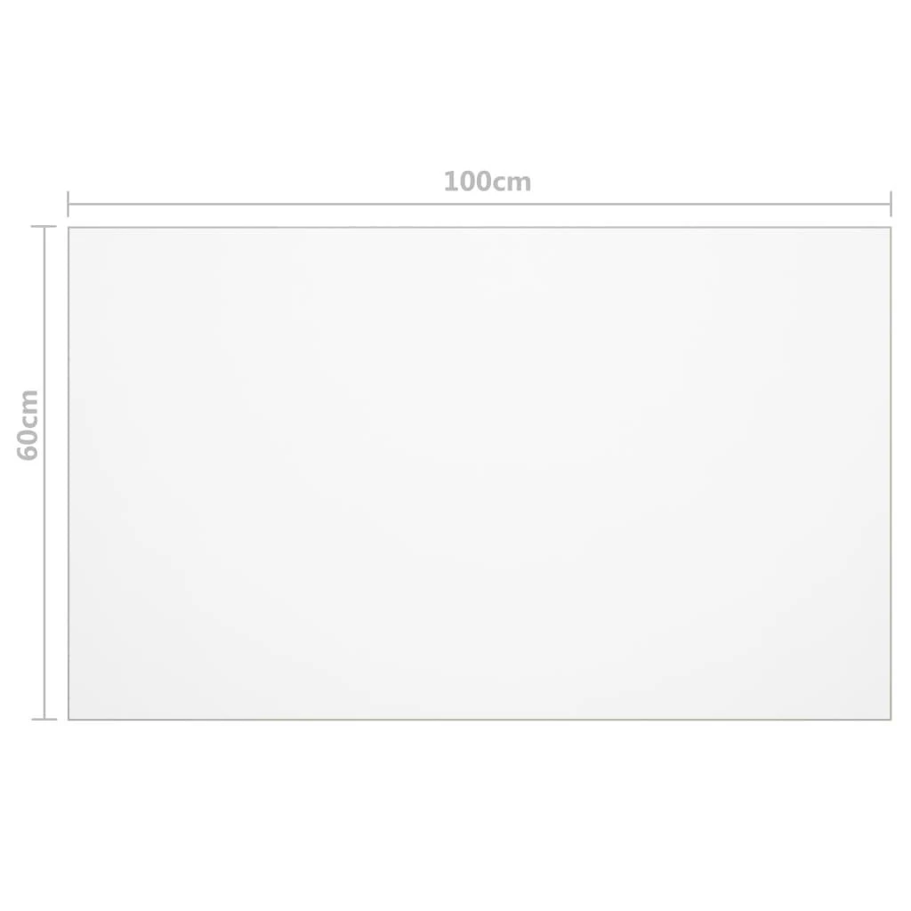 Stalo apsauga, permatoma, 100x60cm, 2mm, PVC