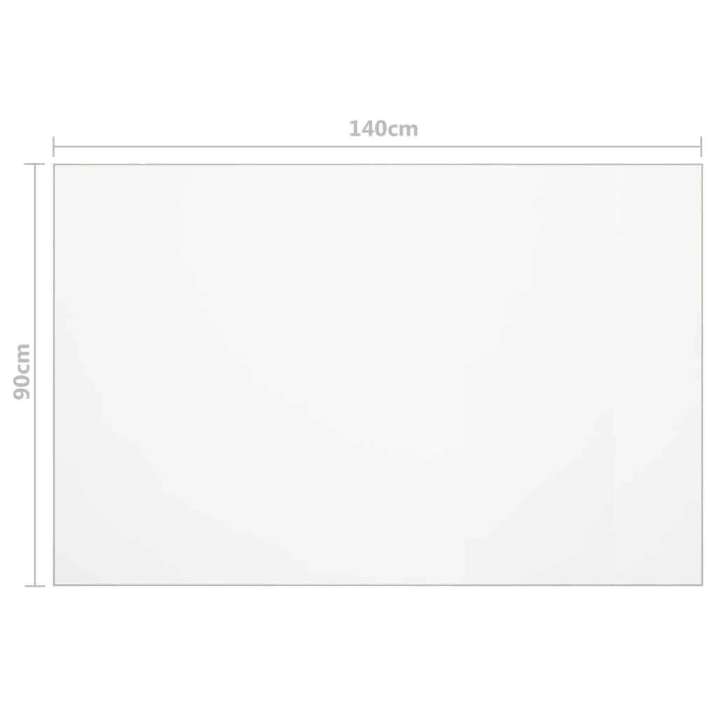 Stalo apsauga, permatoma, 140x90cm, 2mm, PVC