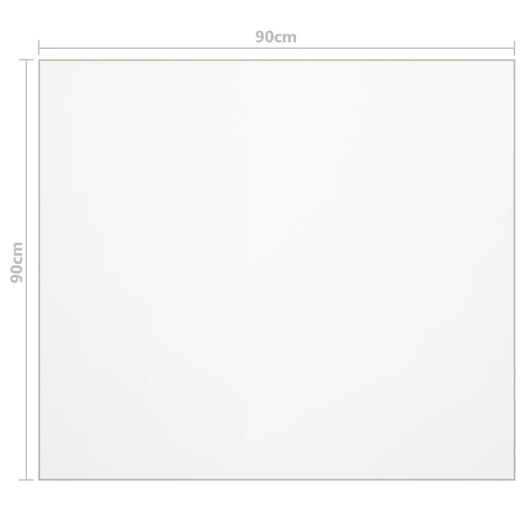 Stalo apsauga, permatoma, 90x90cm, 2mm, PVC