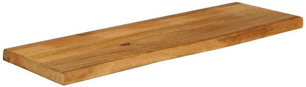 Stalviršis, 100x40x3,8cm, mango masyvas, su gyvu kraštu