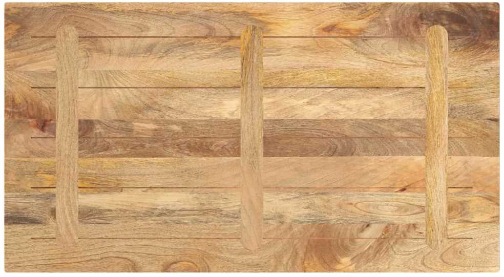 Stalviršis, 100x50x2,5cm, mango medienos masyvas, stačiakampis