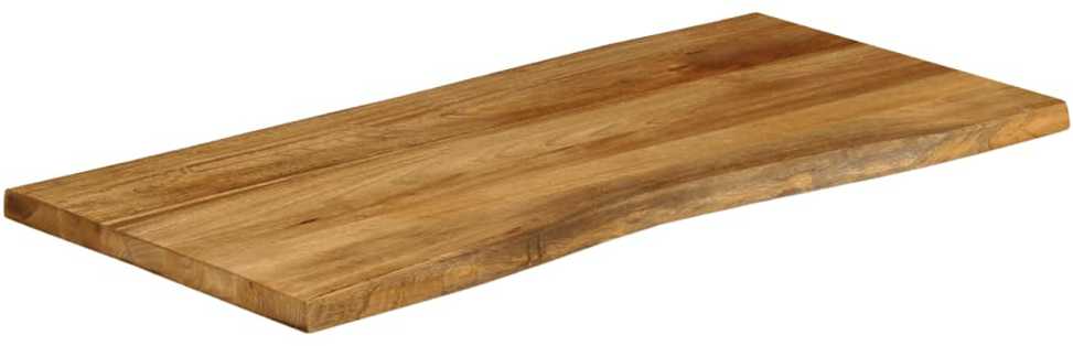 Stalviršis, 100x60x2,5cm, mango masyvas, su gyvu kraštu