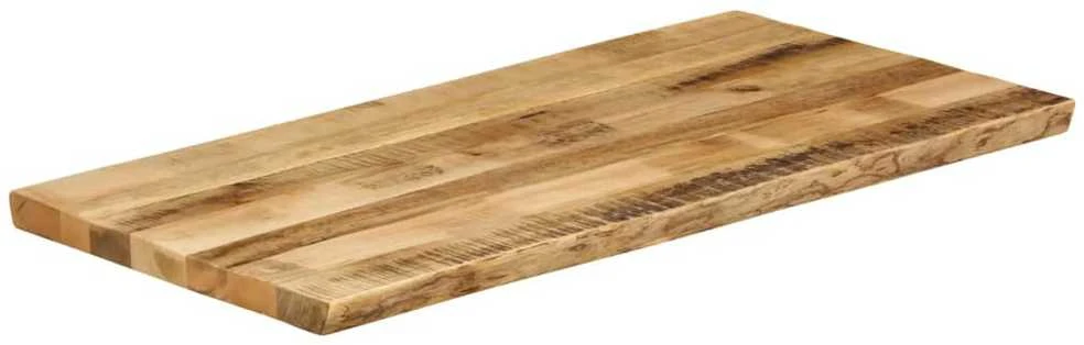 Stalviršis, 100x60x2,5cm, mango masyvas, su gyvu kraštu