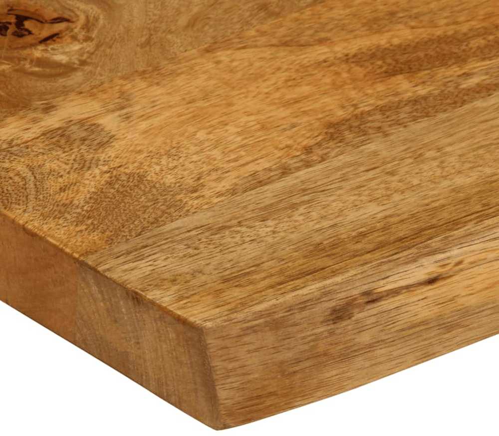 Stalviršis, 100x60x2,5cm, mango masyvas, su gyvu kraštu