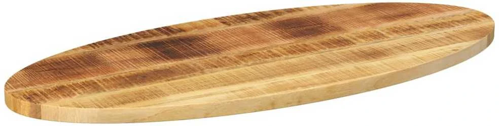 Stalviršis, 110x40x2,5cm, mango medienos masyvas, ovalo formos