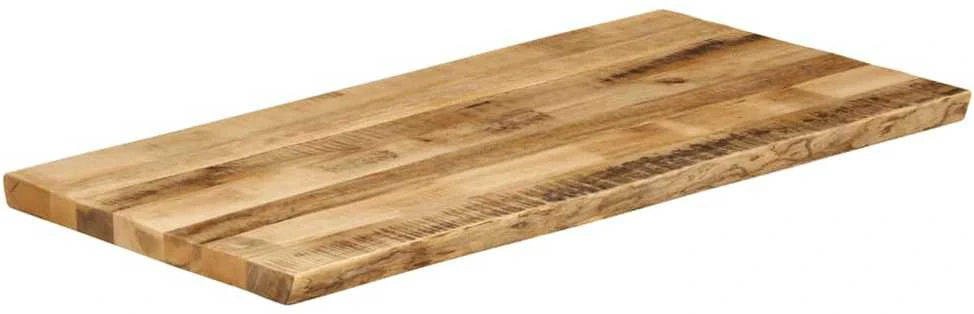 Stalviršis, 110x60x3,8cm, mango masyvas, su gyvu kraštu
