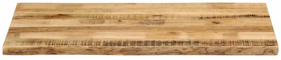 Stalviršis, 110x60x3,8cm, mango masyvas, su gyvu kraštu
