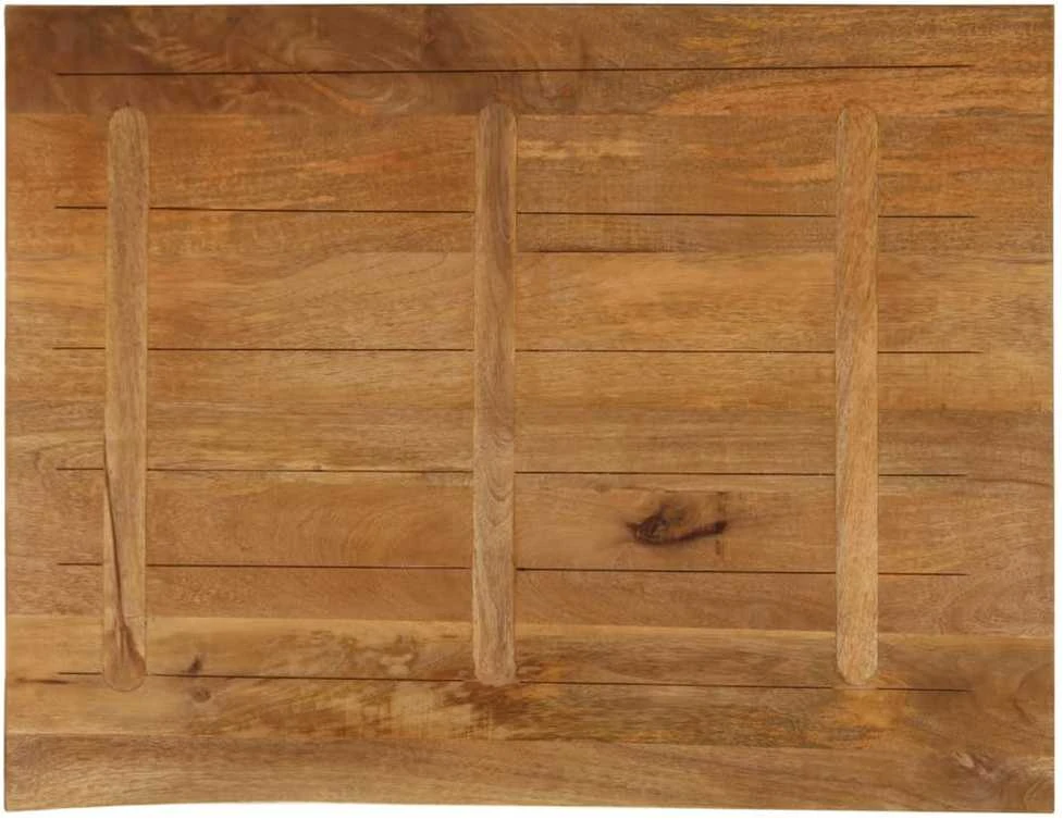 Stalviršis, 110x80x3,8cm, mango masyvas, su gyvu kraštu