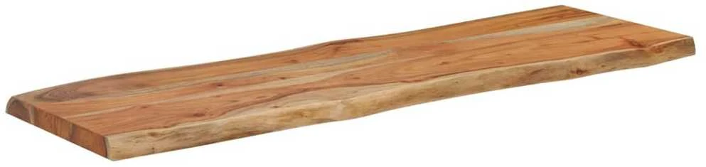 Stalviršis, 120x40x2,5cm, akacijos masyvas, su gyvu kraštu