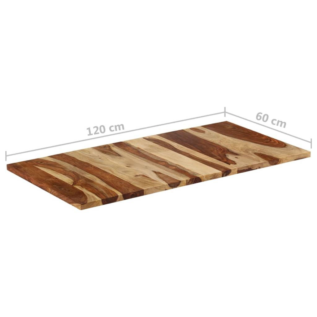 Stalviršis, 120x60x(2,5–2,7)cm, akacijos medienos masyvas