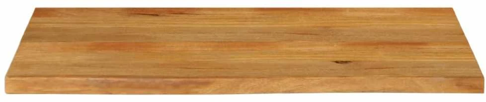 Stalviršis, 120x60x2,5cm, mango masyvas, su gyvu kraštu