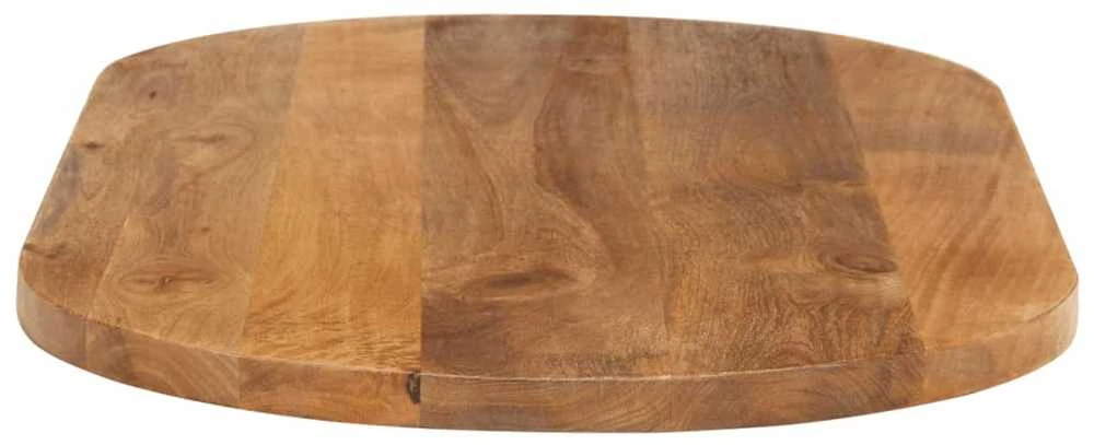 Stalviršis, 140x50x2,5cm, mango medienos masyvas, ovalo formos