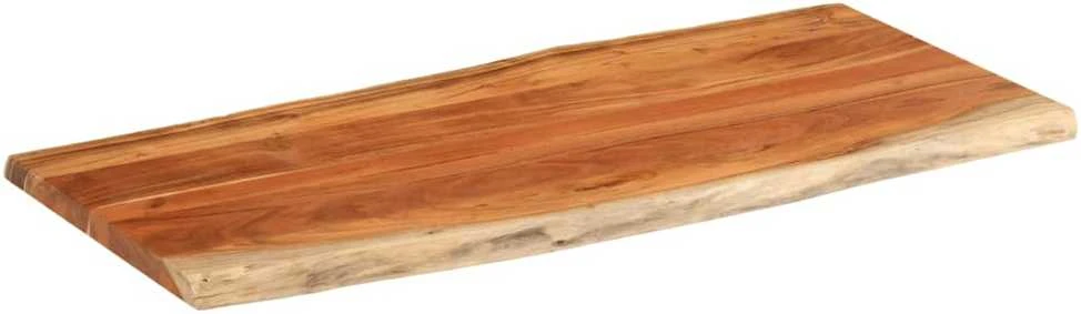 Stalviršis, 140x60x2,5cm, akacijos masyvas, su gyvu kraštu