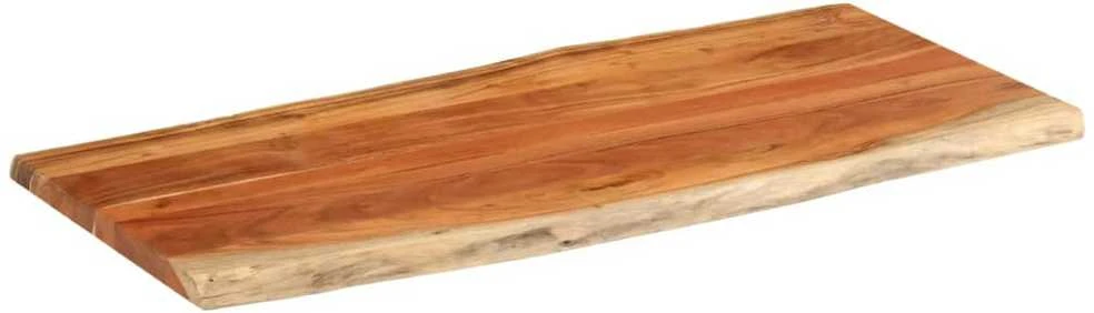 Stalviršis, 140x60x3,8cm, akacijos masyvas, su gyvu kraštu