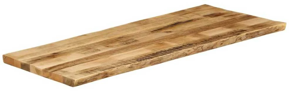 Stalviršis, 140x60x3,8cm, mango masyvas, su gyvu kraštu