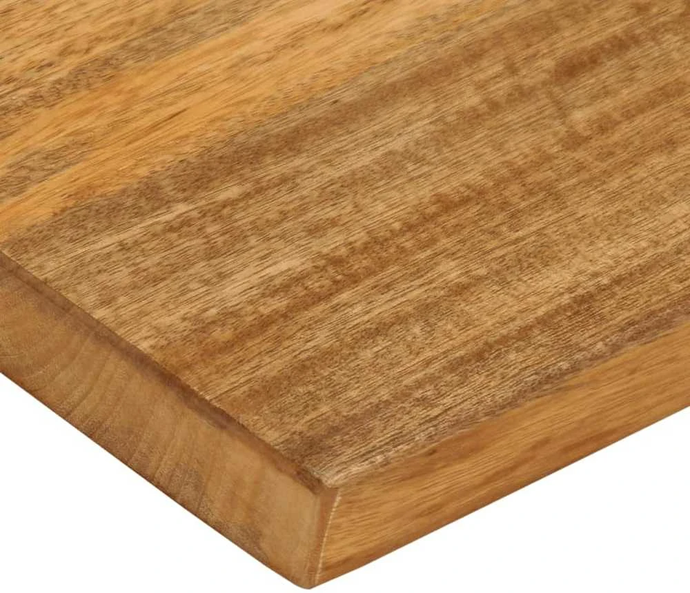 Stalviršis, 160x20x3,8cm, mango masyvas, su gyvu kraštu