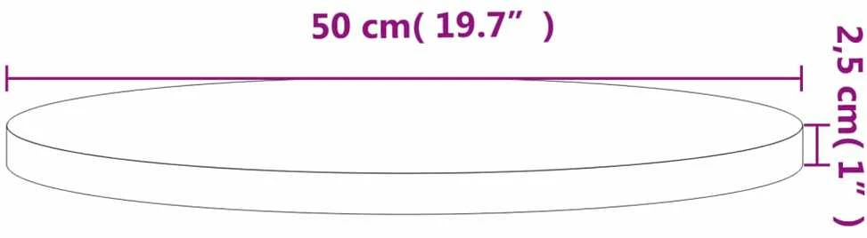 Stalviršis, 50x2,5cm, bukmedžio medienos masyvas, apskritas