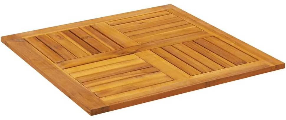 Stalviršis, 70x70x2cm, akacijos medienos masyvas, kvadratinis