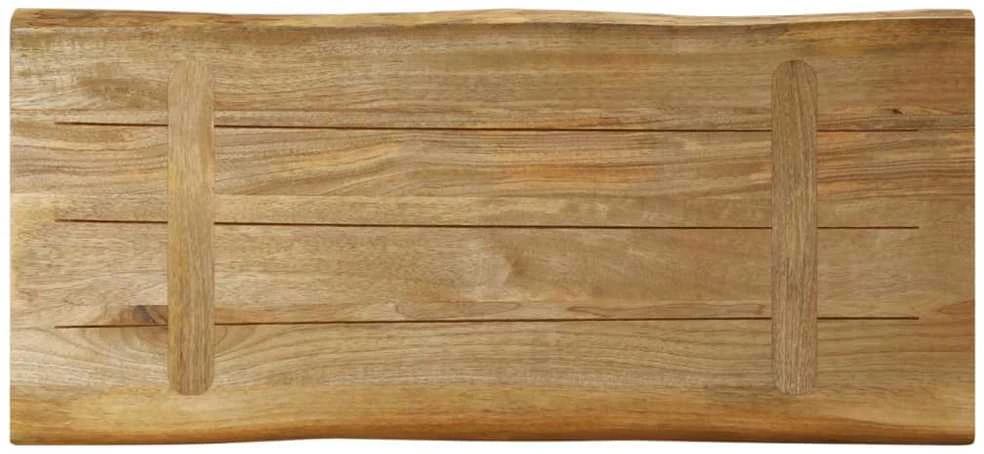 Stalviršis, 80x40x2,5cm, mango medienos masyvas, su gyvu kraštu