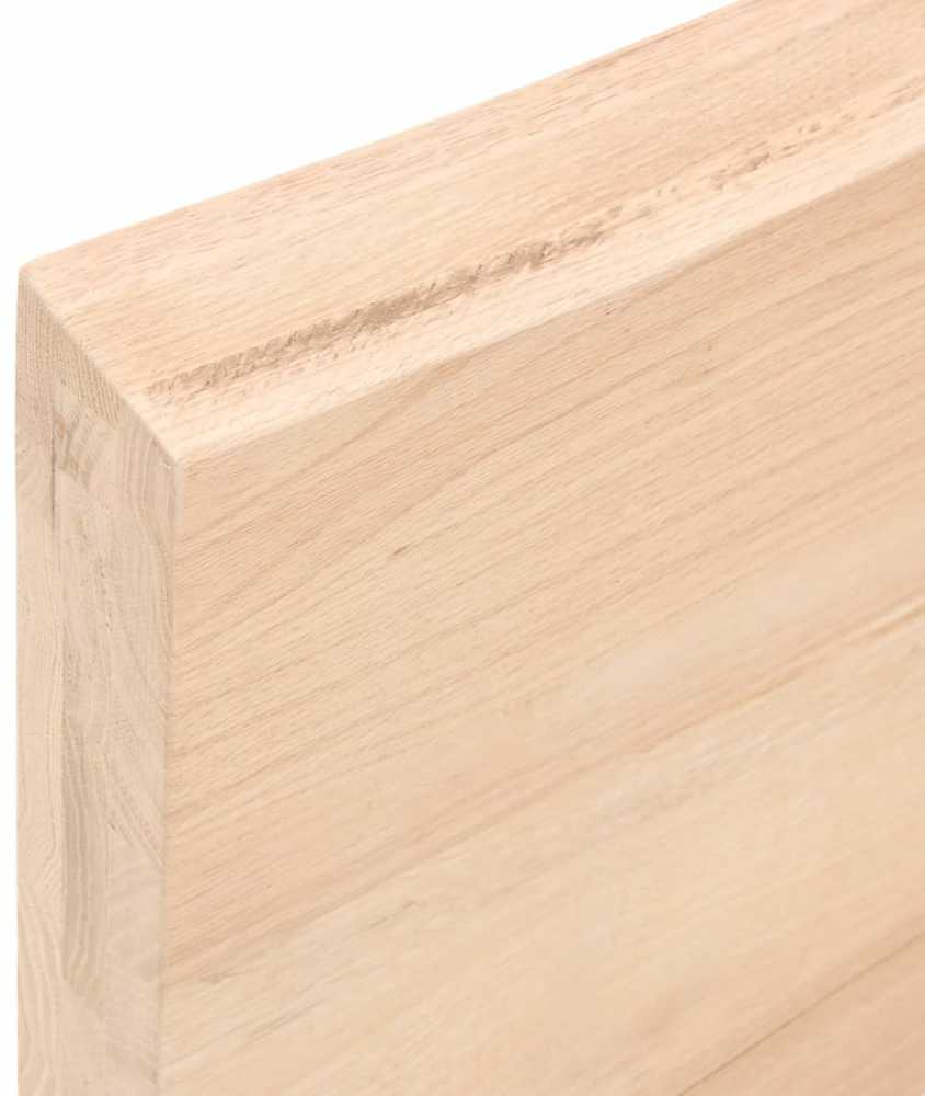 Stalviršis, 80x60x(2-6)cm, neapdorotas ąžuolo medienos masyvas