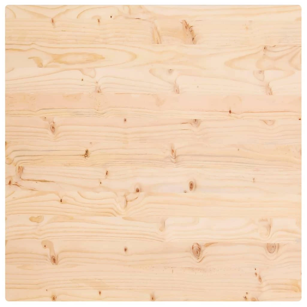 Stalviršis, 80x80x2,5cm, pušies medienos masyvas, kvadratinis