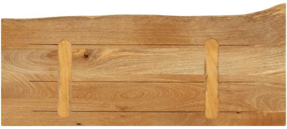 Stalviršis, 90x30x3,8cm, mango medienos masyvas, su gyvu kraštu